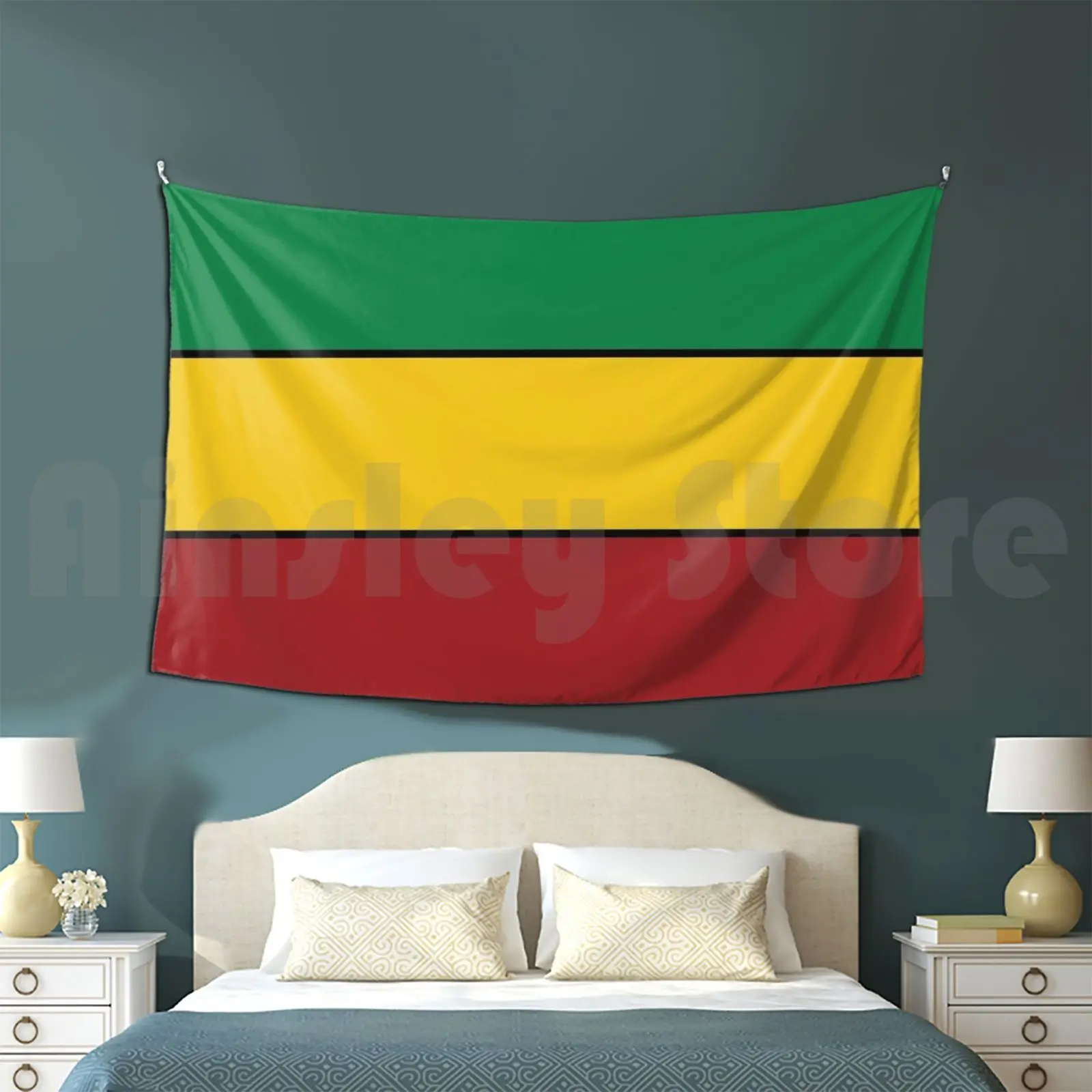 Rasta Stripes Customized Tapestry Rasta Stripes Rasta Rasta Jah Lion Tuff Lion Order Reggae Ethiopia