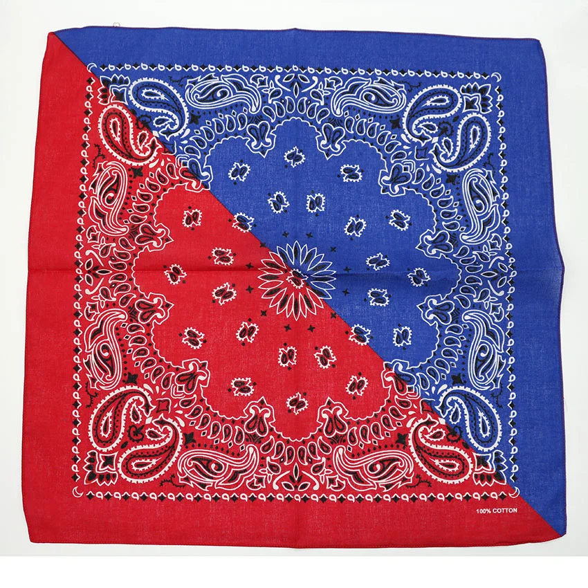 Bandana Head Scarf Unisex Hip Hop cotton Hair Band Neck Scarf Sports Headwear Wrist Wraps Square Scarves Print Handkerchief