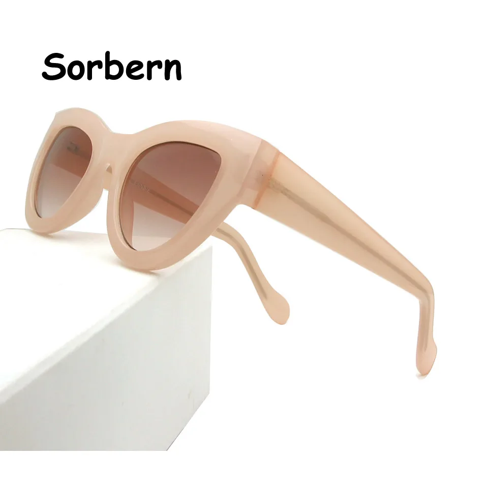 

Vintage Cat Eye Sunglasses Women Luxury Brand Design Pink Blue Lady Cateye Sun Glasses For Women Female Shades Uv Protection