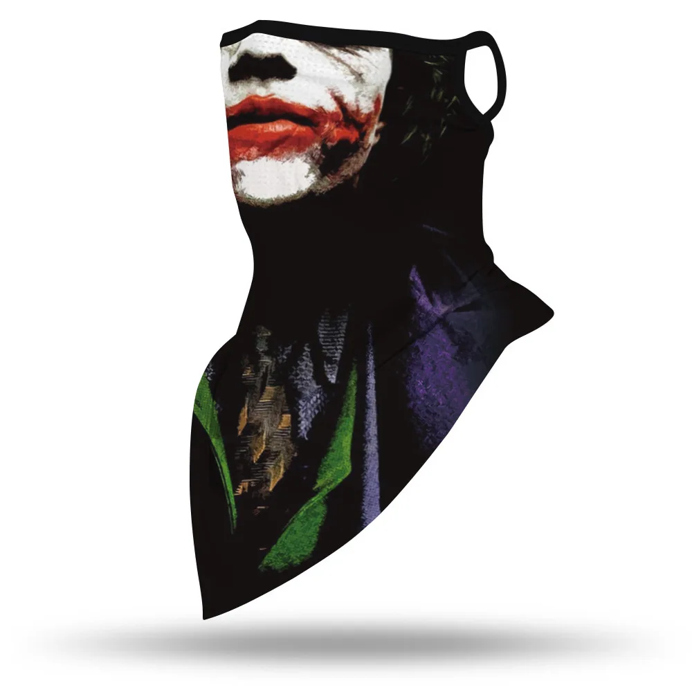 2020 The Joker Arthur Fleck V for Vendetta Motorcycle Multifunction Cosplay Balaclava Cycling Neck Scarf Masks Bandana Headband