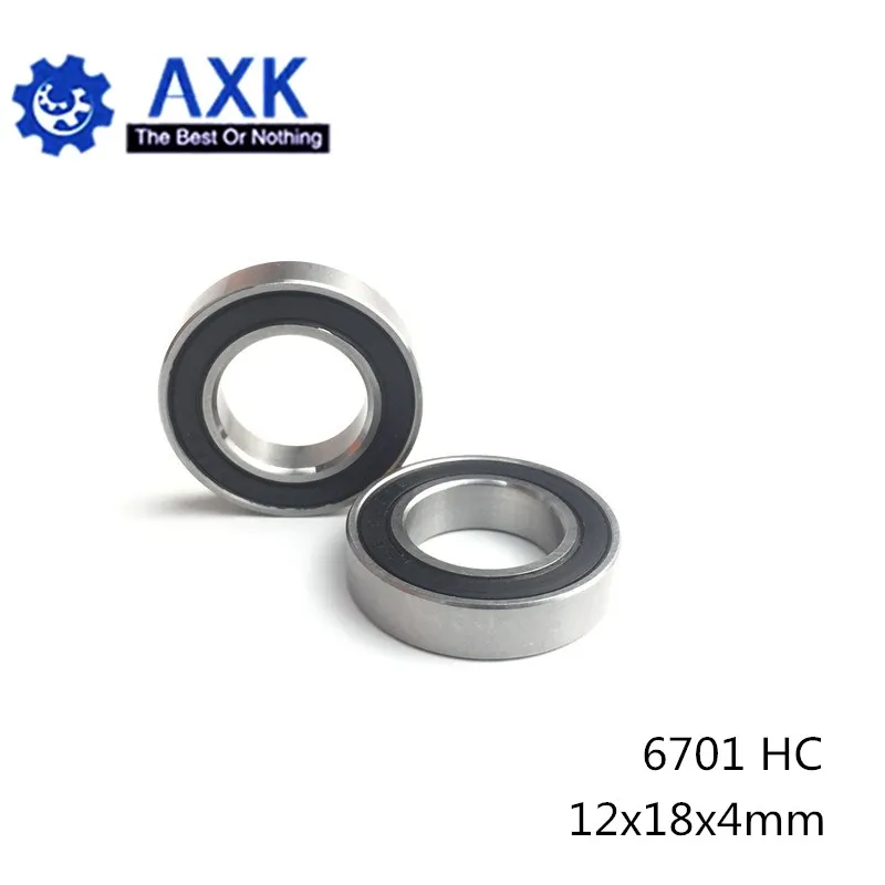 

6701 Hybrid Ceramic Bearing 12*18*4 mm ABEC-1 ( 1 PC) Industry Motor Spindle 6701HC Hybrids Si3N4 Ball Bearings 3NC 6701RS