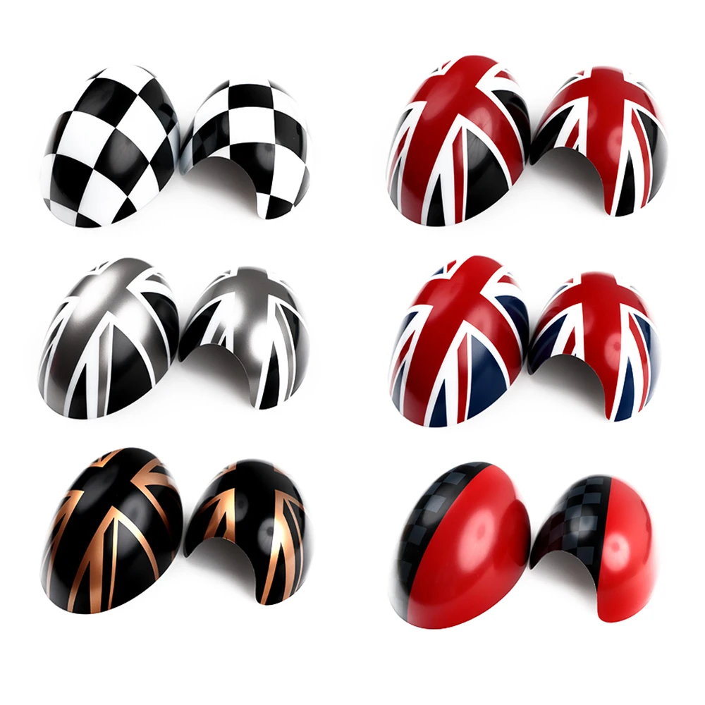 For Mini Cooper R50 R52 R53 Right And Left Steering Car-styling Union Jack Door Rear View Mirror Covers Car Surfing Stickers