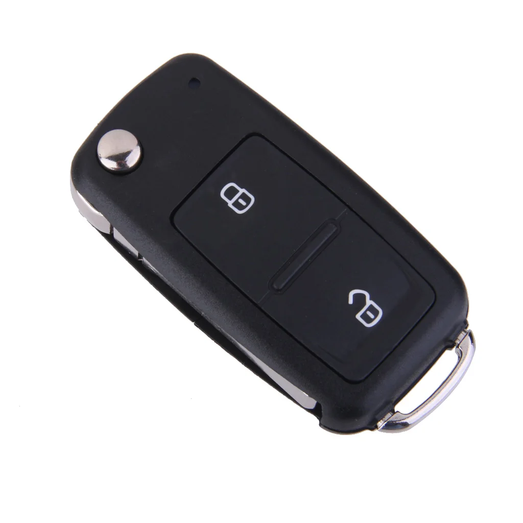 2 pulsante Car Key Caso Fob Lama Borsette per VW Transporter T5 Golf Riparazione