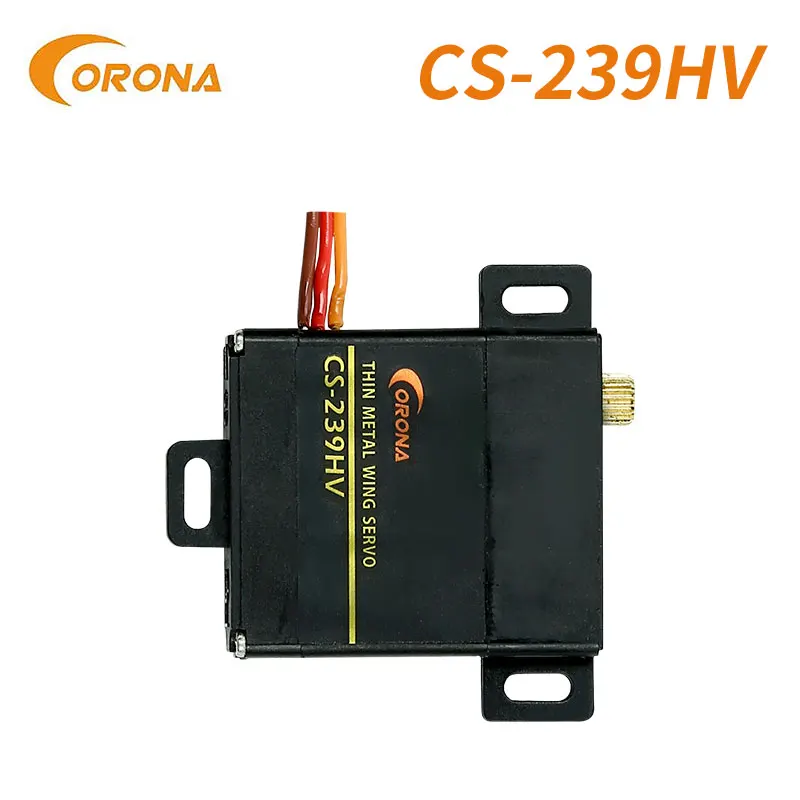 

CS239HV Corona 4.6kg 0.13sec 22g Metal Gear Analog Slim Wing Servo