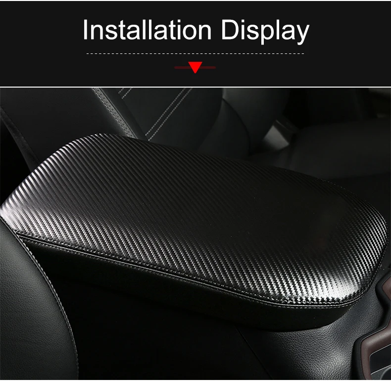 Für Toyota RAV4 XA50 2019 2020 2021 2022 2023 2024 2025 Auto Mittelkonsole Armlehnenbox PU-Leder Polster Abdeckung Zierleiste Zubehör – Detail 9