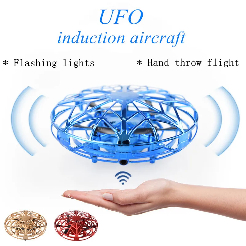 Mini Helicopter UFO RC Drone Infraed Hand Sensing Aircraft Electronic Model Quadcopter flayaball Small drohne Child Toys