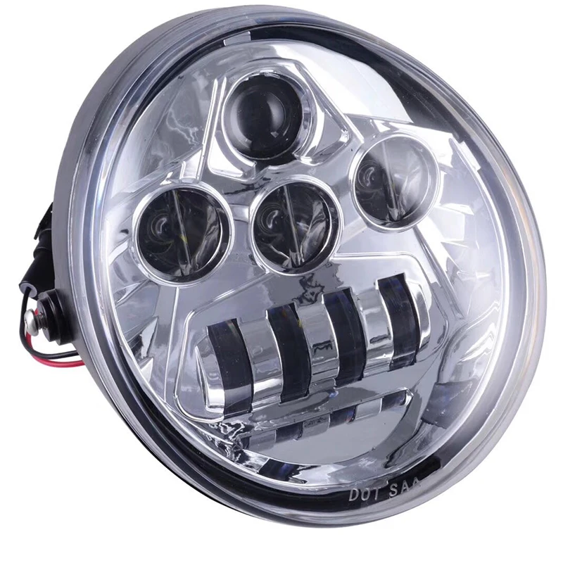 Motorcycle V-Rod LED Projection Headlight Front Lamp with High Low Beam for Harley Davidson V-Rod VRSCF VRSC VRSCR 2002-2017