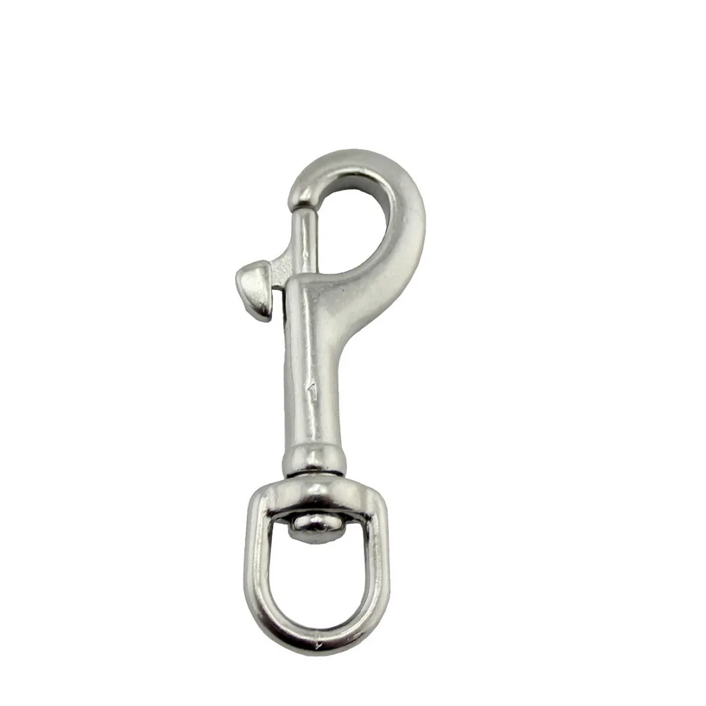 1PCS Heavy Duty Large Metal 316 Stainless Steel Swivel Eye Bolt Snap Hooks Clips 65mm 72mm 82mm 91mm Snap Hook