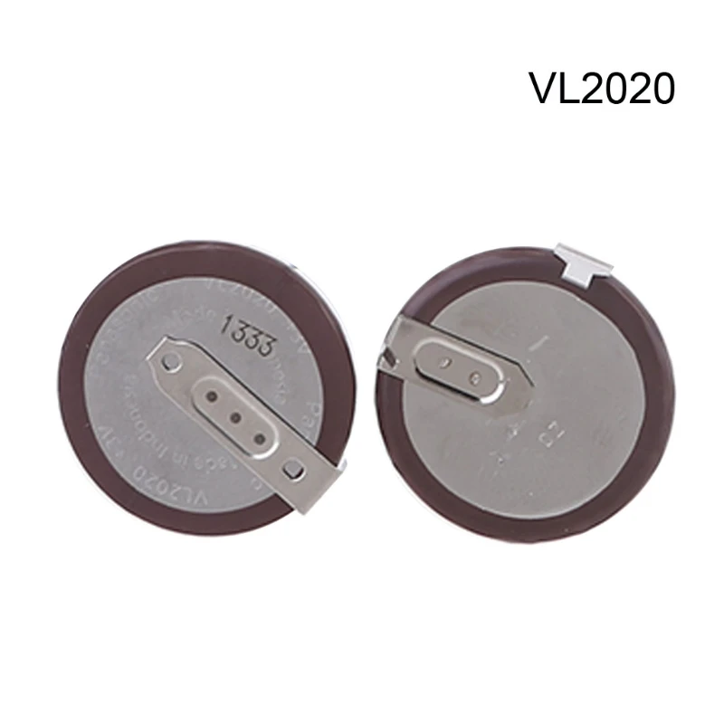 Compatible VL2020 90 Degree Foot 3V with Soldering Foot Rechargeable Battery for BMW car