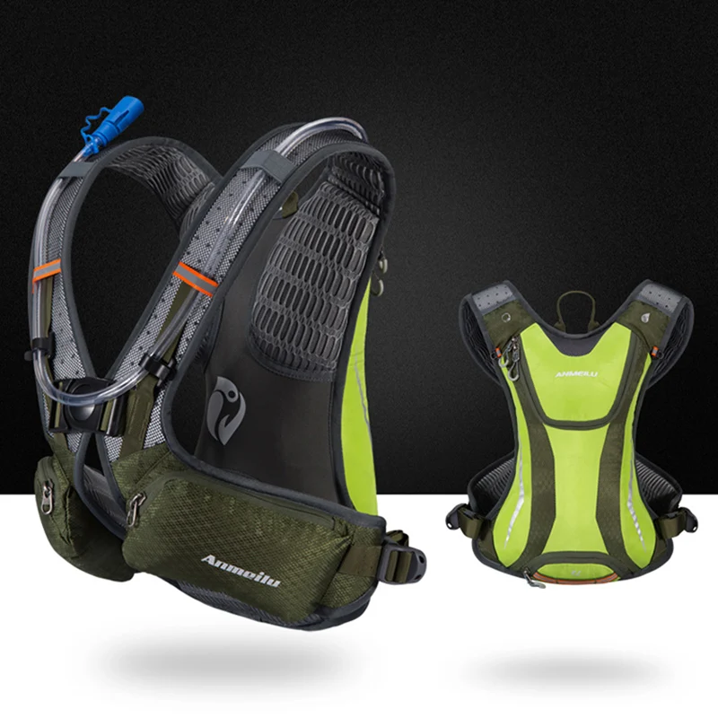 Hiking Hydration Running Backpack Men 5L Camping With Water Bottle MTB Cycling Backpacks Men\'s Breathable Marathon Bag Equipment