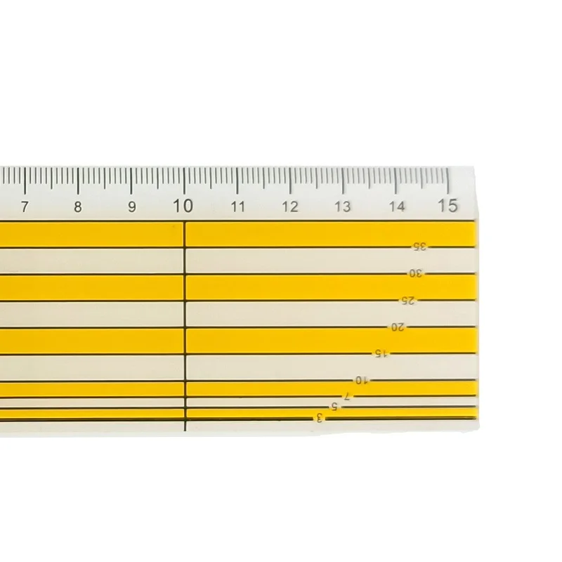 15cm Acrylic Sewing Ruler Multifunctional Patchwork Ruler DIY Handmade Manual Measuring Ruler 2mm Thick KPR5150