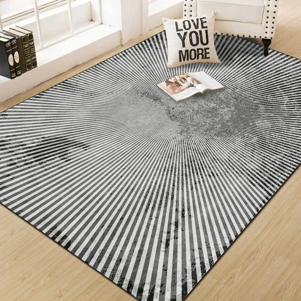 

3d Geometric designs patterns Rug modern minimalist nordic style carpets for living room bedroom Area Rugs Custom home floor mat