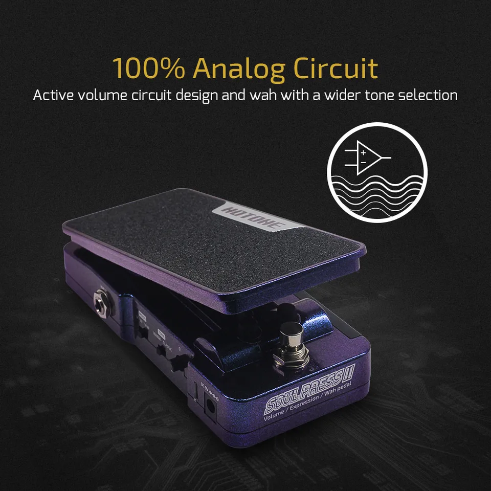 HOTONE Soul Press II Cory Wong Wah Pedal SP-20
