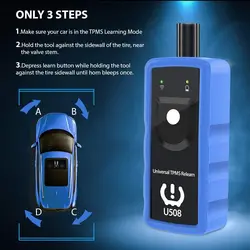 Universal TPMS Reset Tool For Ford Opel U508 Auto Tire Pressure Monitoring System Diagnostic Car TPMS Sensor Security Alarm