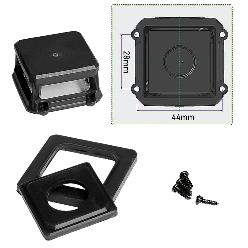 Imagem -02 - Zokoun-capa Protetora para Janela de Vidro Superior para 3d 12 Linhas com Laser Vermelho ou Verde 12rc 12ghz Md12r Md12g Peça de Substituição