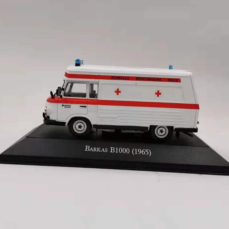 1/43 ATLAS 1/43 Barkas B1000 Diecast Metal Static Car VAN truck Model Toy For Kids Gifts Collection Original Box display