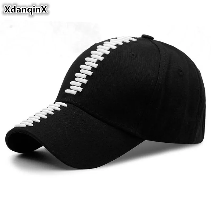 XdanqinX Men's Cotton Baseball Cap Novelty Bullet Embroidered Brands Couple Hat Adjustable Size Women's Sports Caps Snapback Cap