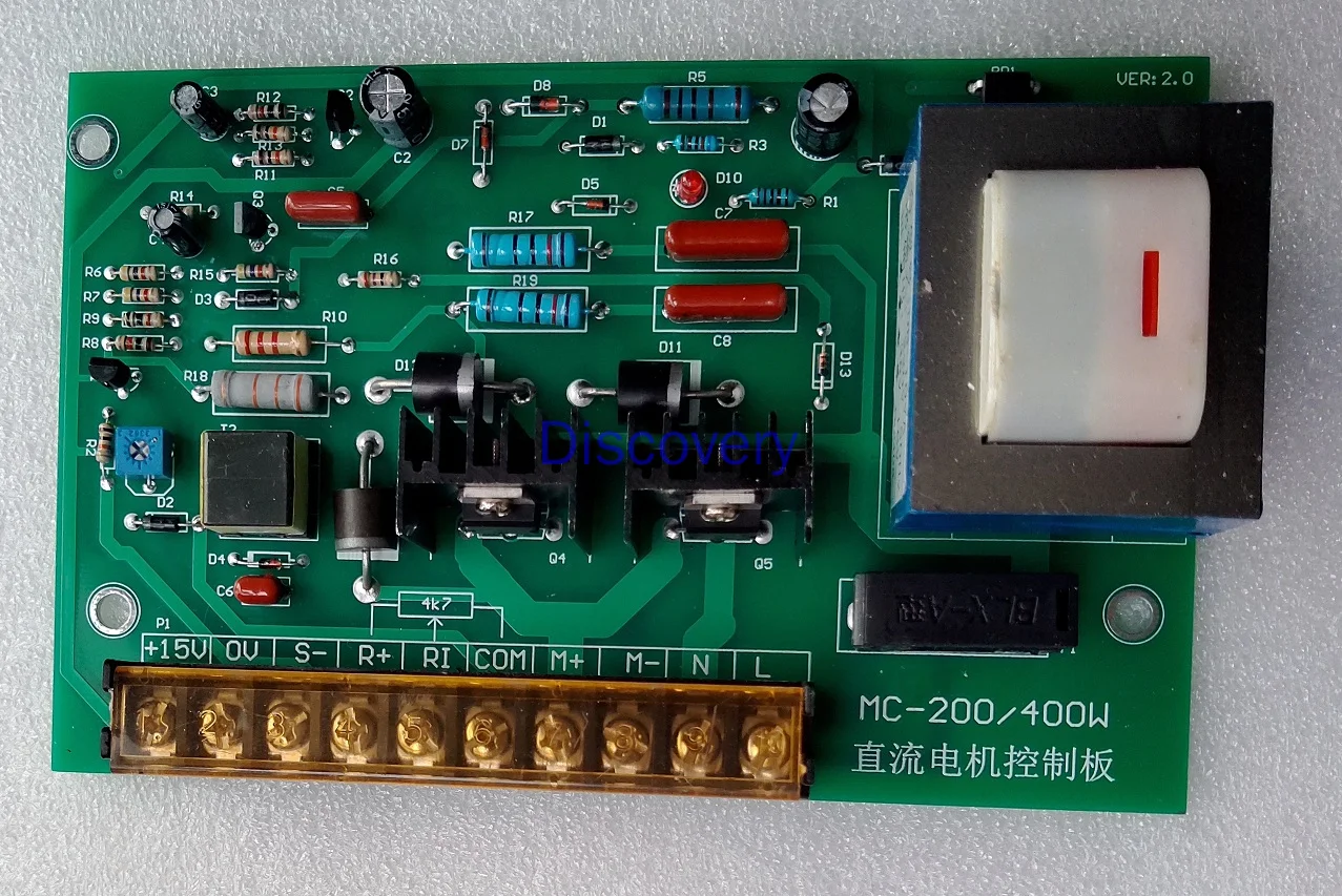 Máquina de rebobinado, máquina de bolsas, placa de regulación de velocidad del Motor de CC, tablero de Control, TSC-200/400W