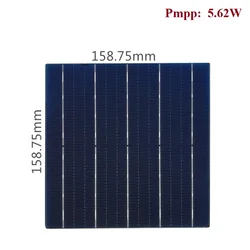 200W Solar Panel Diy kits 36pcs High Efficiency PERC Monocrystalline Solar cells with Enough Tabbing wire and Busbar
