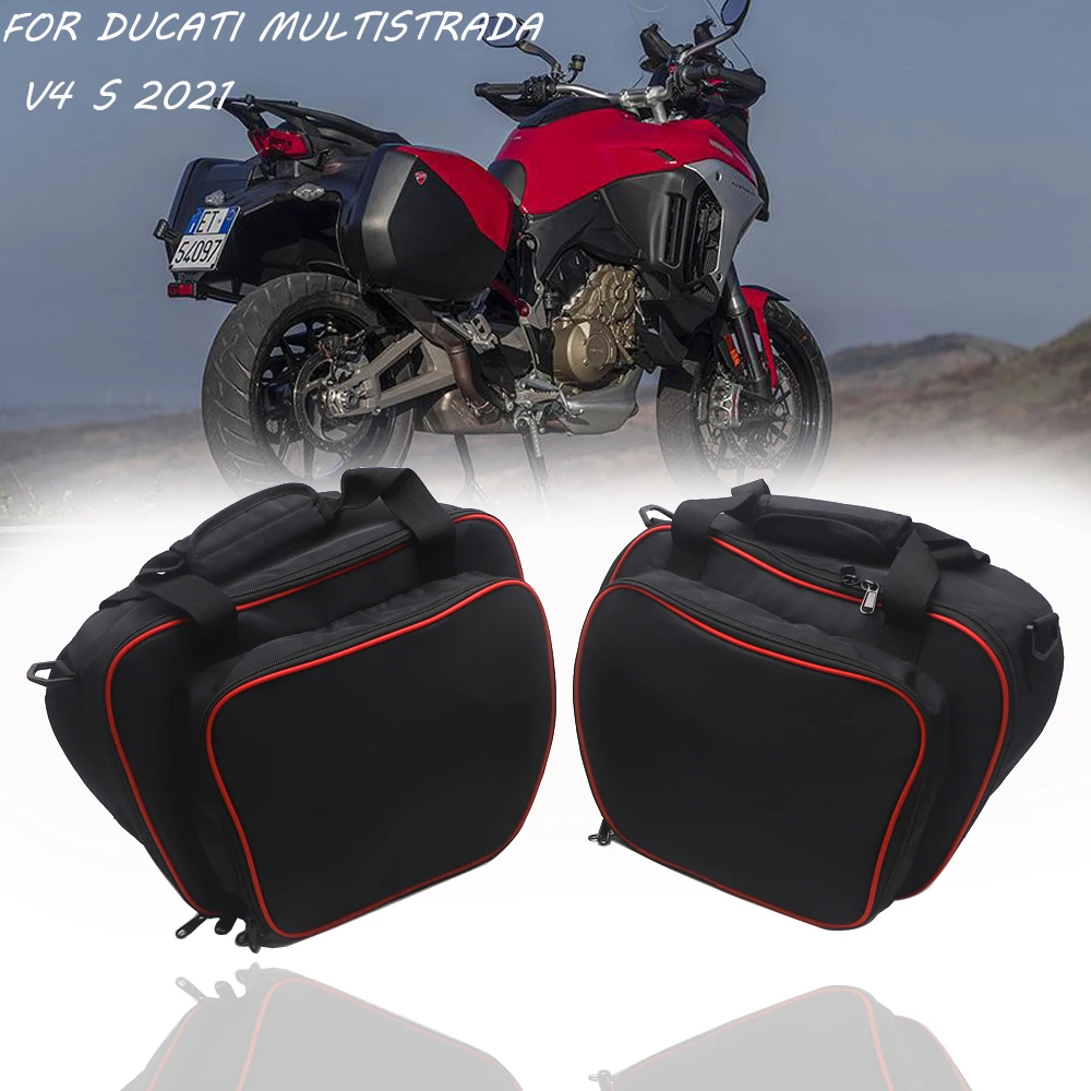 

Motorcycle Accessories MULTISTRADA v4 FOR Ducati Multistrada V4 S 2021 Inner Bags For Plastic Side Panniers Cases