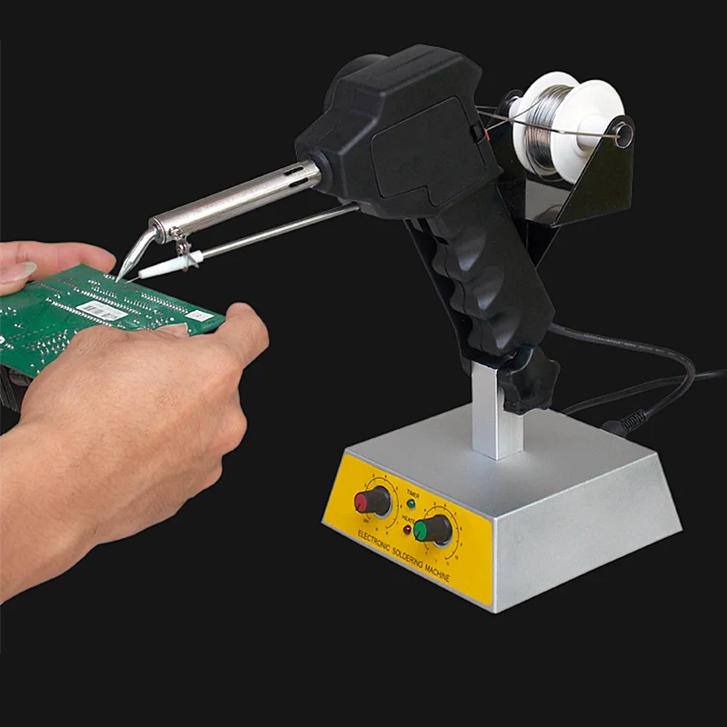 

Pedal Soldering Machine Automatic Tin Machine Solder Gun Adjustable Automatically Send Tin Soldering Iron Gun