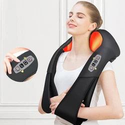 Home Car Electric Massager U Shape  Cervical Back and Neck Massager Multifunctional Infrared Heated Massage Relax Machine