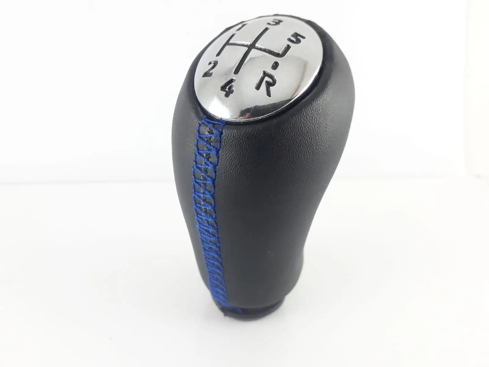 5 Speed Gear Shift Knob Leather Blue Color Thread for Renault Megane II MK2 Scenic 2 Clio 3 III MK3 fluence Gear Shifter 820007