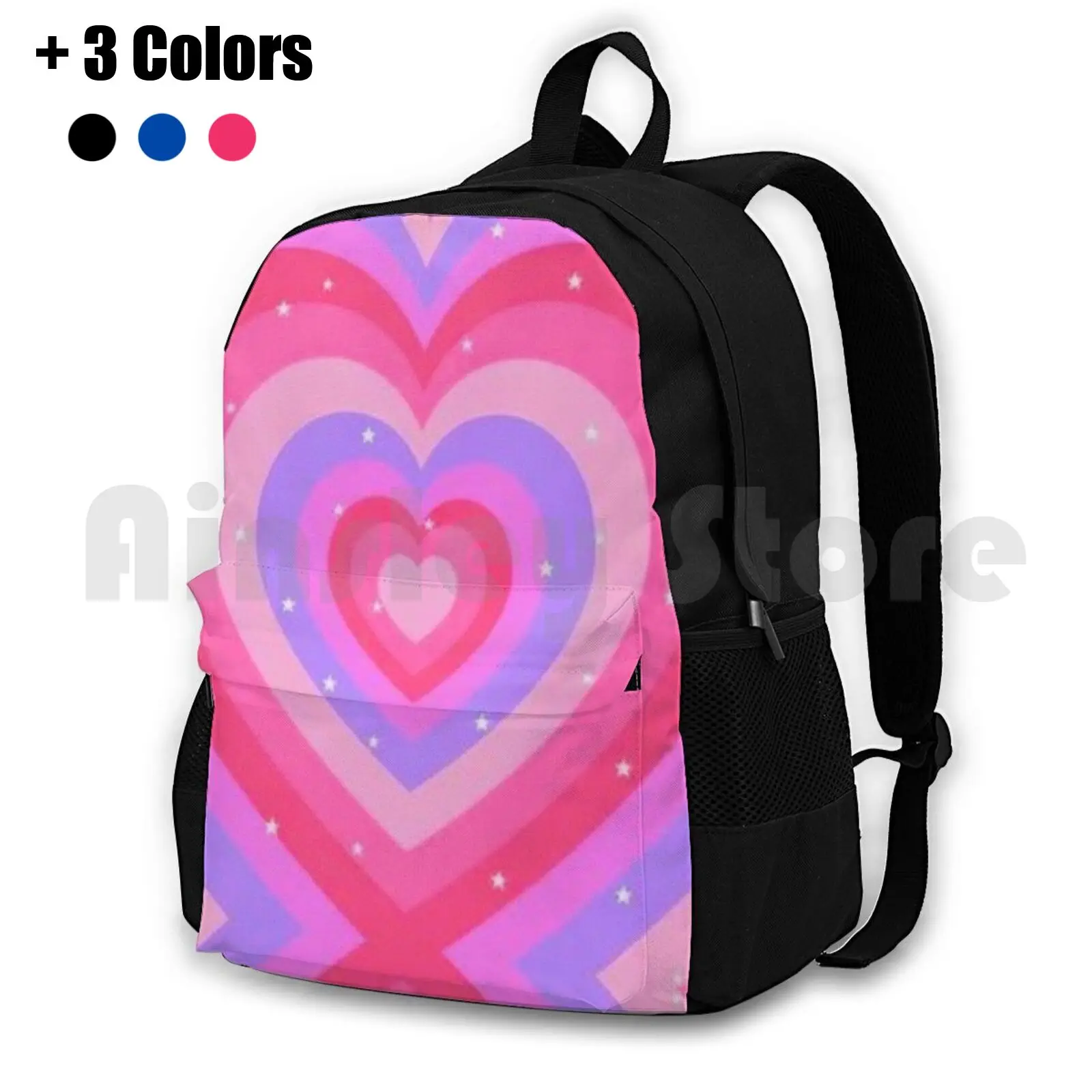 Y2k Pink Aesthetic Outdoor Hiking Backpack Riding Climbing Sports Bag Y2k Aesthetic 2000s 90s Pink Retro Funny 80s Vintage Vsco