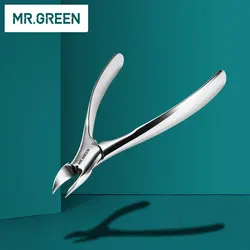 MR.GREEN Nail clipper Ingrown toenail nail clippers, Podietry Correction tweezers, Cuticle Cutter, Paronychia, Pedicure