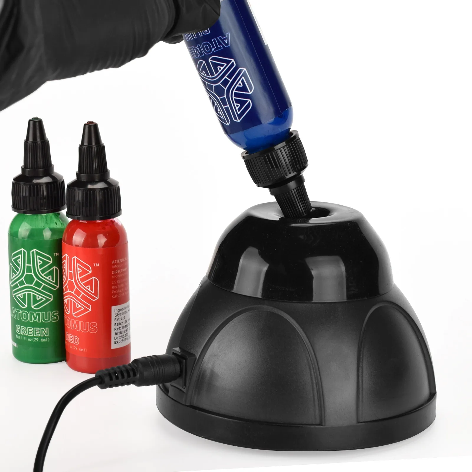 

New Tattoo Ink Shaker Permanent Pigment Mixing Pigmento EU Plug Tattoo Accessories Color Shaker With Power Cable Machine