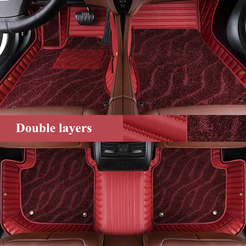 Top quality! Custom car floor mats for Mercedes Benz C 200 220 250 W206 2025-2022 non-slip double layers carpets for C250 2024