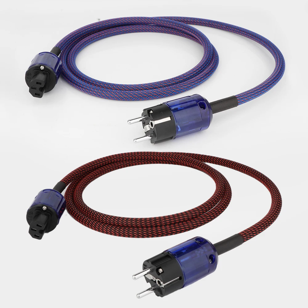 

Preffair XHi-End Hifi аудио кабель питания, шнур питания с EU/US/AU родиевым покрытием, европейская вилка переменного тока