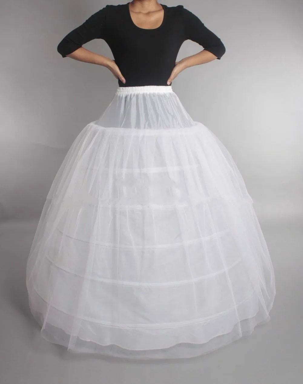 Wedding Accessories New 3 Rings Petticoat For Wedding Dress Lace Up Elastic Band Can Be Adjustable 12 Styles Available