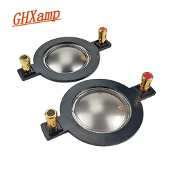 GHXAMP 2PCS 44.4mm TREBLE voice coil Speaker repair accessories Titanium Film Tweeter Voice Diaphragm DIY