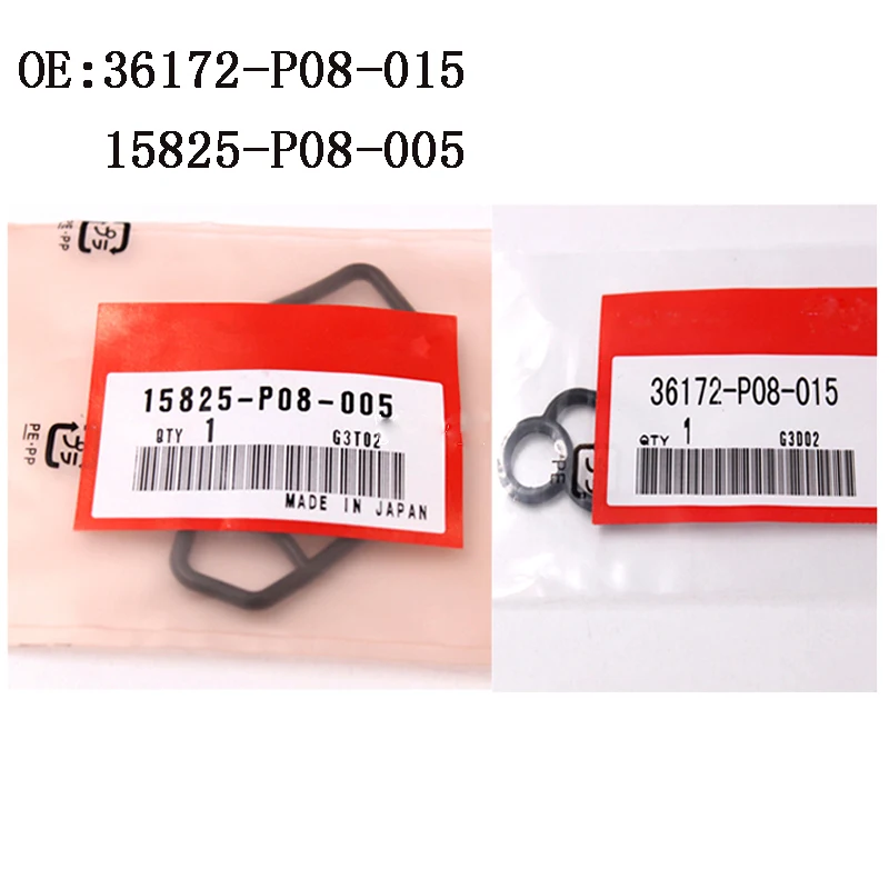 Kit de junta solenóide superior e inferior VTEC para Honda, OEM, GSR, NSX, D16Z6, B18C1, B16A2, B18C5, 36172-P08-015, 15825-P08-005