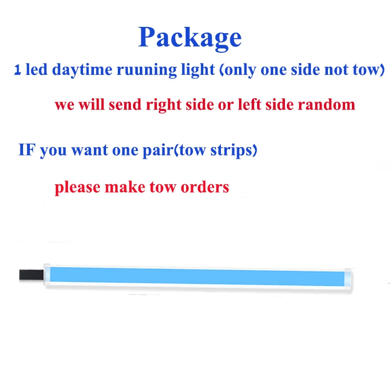 2pc Newest Cars DRL LED Daytime Running Lights Auto Flowing Turn Signal Guide Strip Headlight Assembly Car Styling Accessories