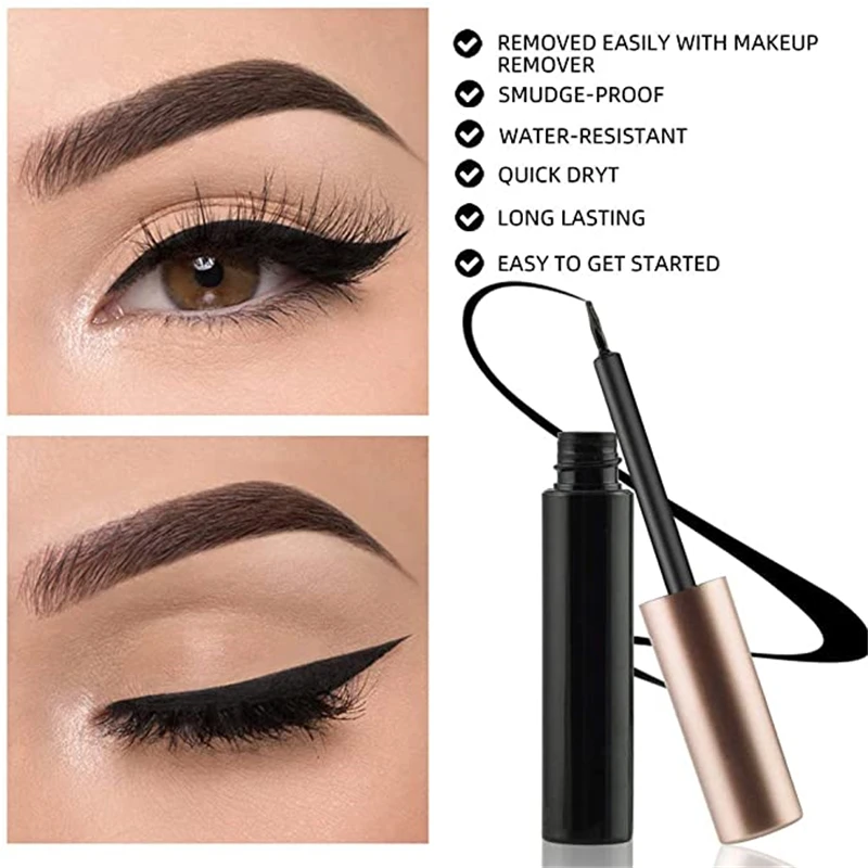 3/5 par de pestañas magnéticas, pestañas naturales hechas a mano, maquillaje de pestañas 3D, lápiz delineador de ojos, juego de maquillaje