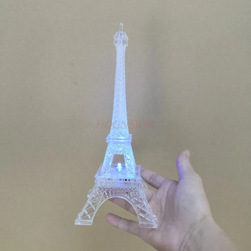 glowing toy The Eiffel Tower 25.5 Large Luminous Small Light Emitting Christmas Movie & Tv Unisex Toy Plastic 2021