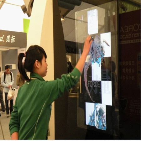 

Fttyjtec 82" 20 points Transparent Interactive Capacitive Touch Foil USB touch Film for touch kiosk, table etc