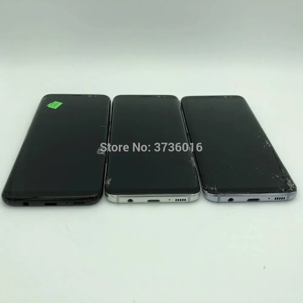 Practice LCD screen for samsung S9 plus to NOTE 10  black dot lcd touch working glass broken practicing repair LCD display