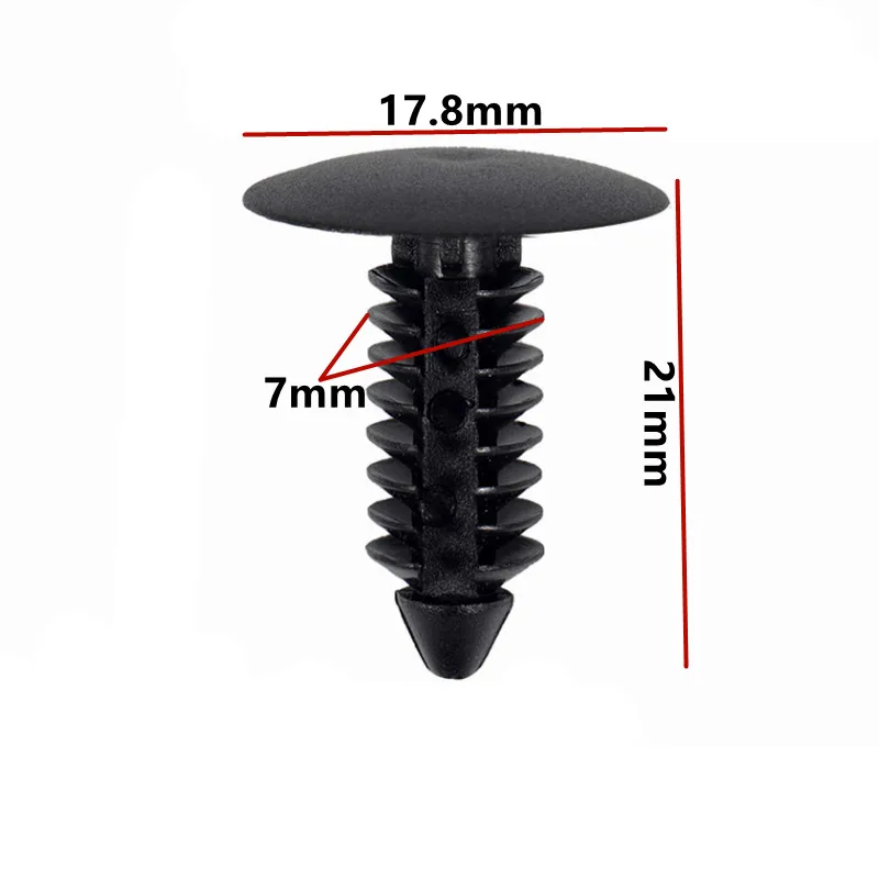 60Pcs 5mm 6mm 7mm 8mm 9mm 10mm Loch Auto Stoßstange Niet Verschluss auto Kotflügel Trim Panel Schraube Clips Für Honda Nissan Toyota Hyundai