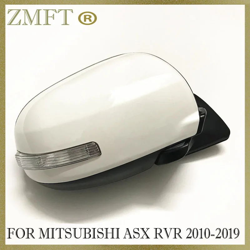 Zewnętrzne lusterko wsteczne samochodu dla Mitsubishi ASX 2010-2019 z elektrycznym składanym ogrzewaniem włącz światło 9 pinów