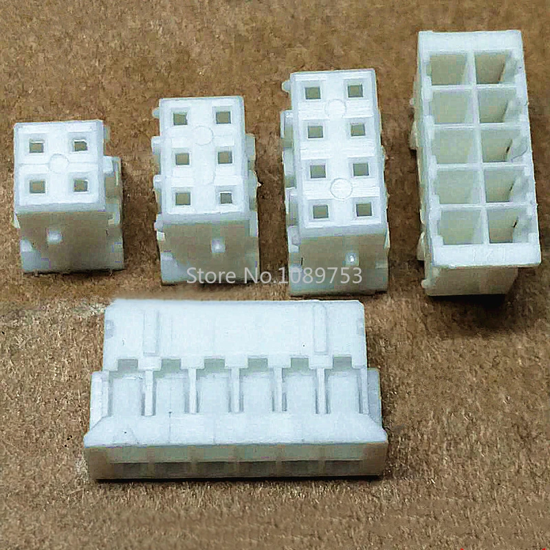 100Pcs/Lot PHD 2.0mm Pitch Double Row Female Housing Header 2x2P 2x3P 2x4P 2x5P 2x6P 2x7P 2x8P 2x9P 2x10P