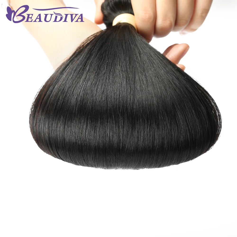 BEAUDIVA pelo lacio brasileño mechones 1/3/4 Uds recto extensiones de cabello humano mechones de cabello brasileño hueso recto mechones extensiones