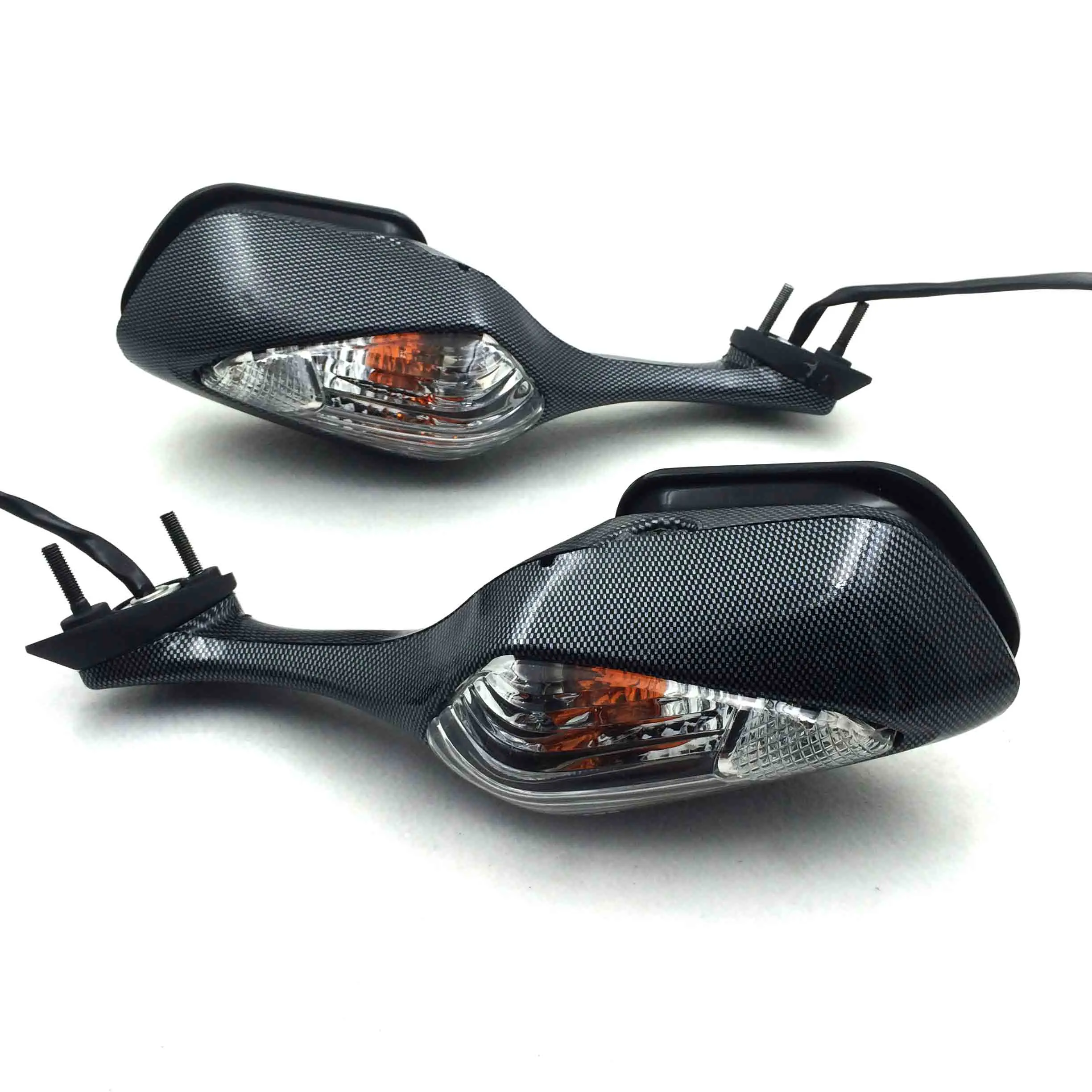 

Aftermarket Free Shipping Motorcycle Accessorie Retroviseur Moto Turn Signal Mirror For Honda CBR1000RR 2008-2012 VFR1200 Carbon