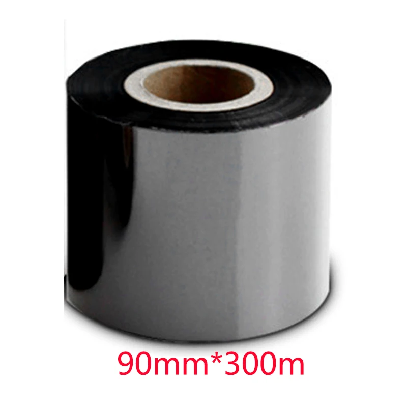 90mm*300m A6612 Wax Ribbon for Thermal Printer