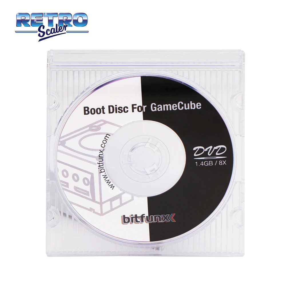 Retroscaler SD2SP2 TF Card Adapter + Swiss Boot Disc Mini DVD for Nintendo Gamecube NGC NTSC