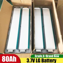 13pcs NEW 3.7V 80ah 5C Electric Car Solar Energy Storage Battery Lithium Polymer Battery Diy 78Ah 12Vv 24V 48V 60V