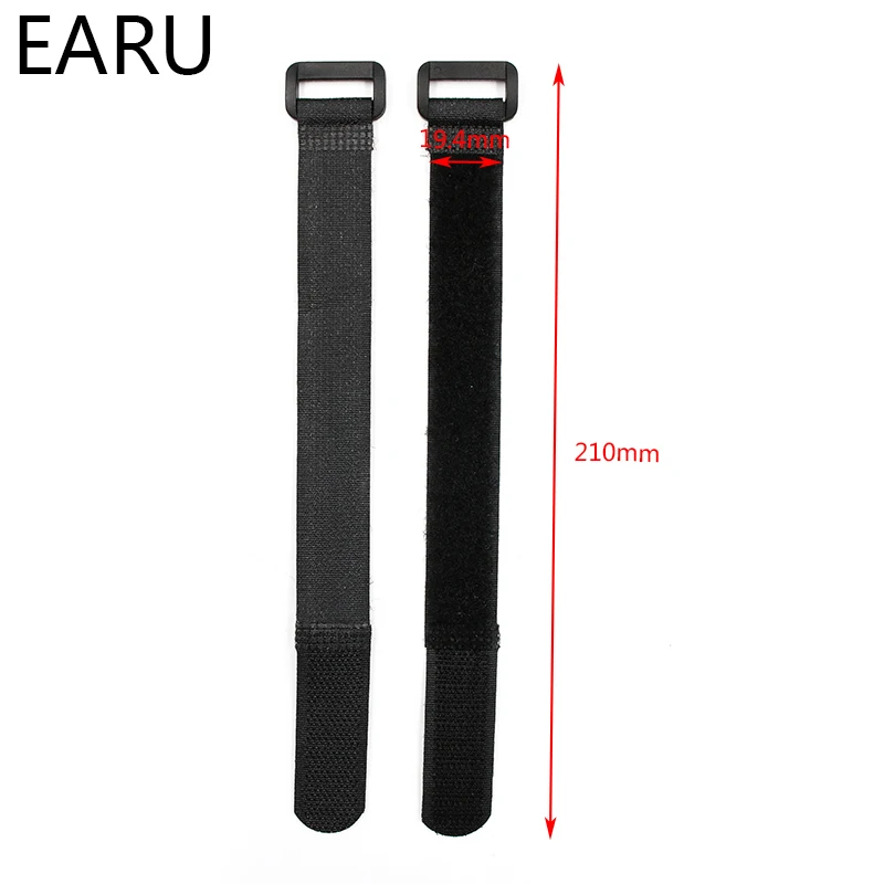 10Pcs 8นิ้ว Self Adhesive Reusable Nylon Fastener Hook และห่วงสายผูก PC TV Organizer ความยาว20ซม.2ซม.กว้าง