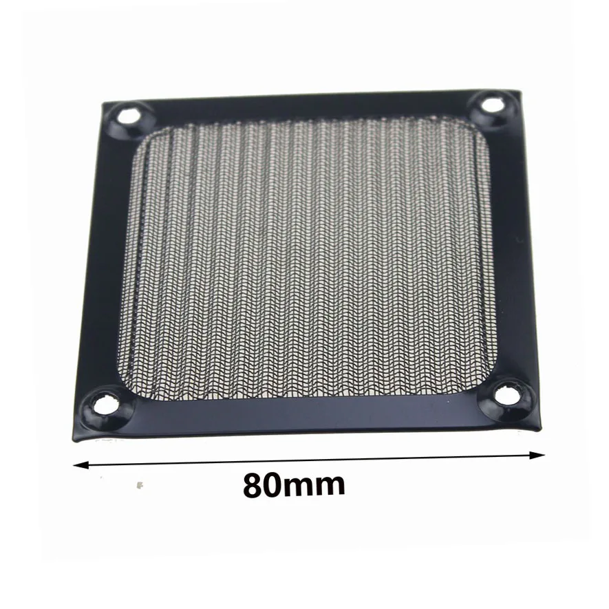 2pcs Gdstime 80 millimetri 8 centimetri Addensare Alluminio Antipolvere Dust Filtro Grill Mesh Guard Per PC CASE Fan